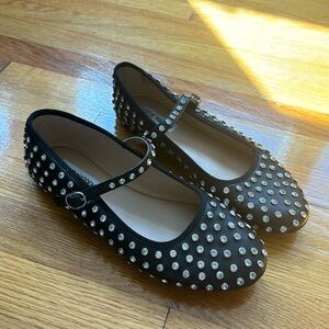 Steve Madden Venetta flats with rhinestones